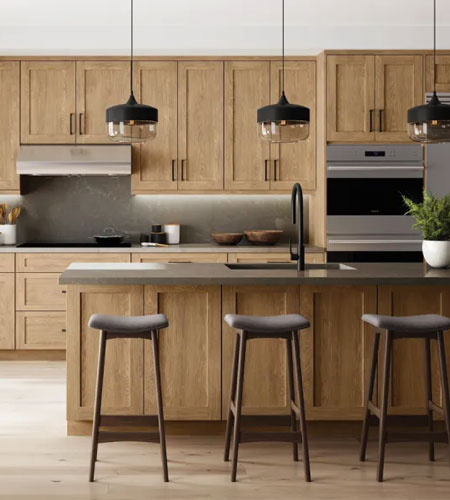 Stunning frameless cabinets