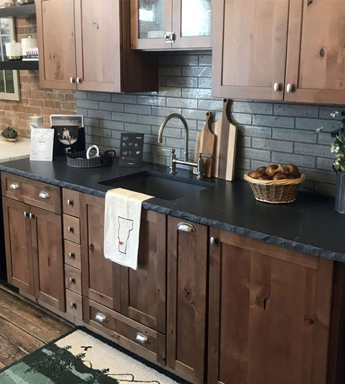 Black Quartz Countertops by Surface Creations